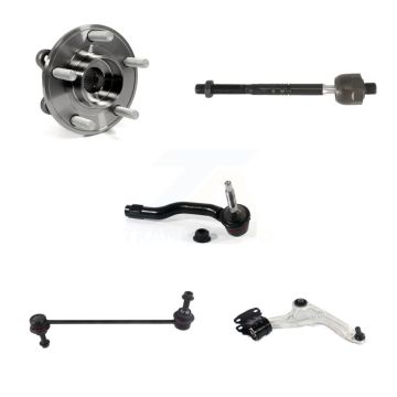 Front Right Bearing Lower Control Arm Tie Rod Link Kit (5Pc) For Ford Fusion Lincoln MKZ K7T-106420
