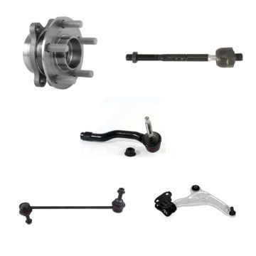 Front Right Bearing Lower Control Arm Tie Rod & Link Kit (5Pc) For Ford Edge Lincoln MKX K7T-106421