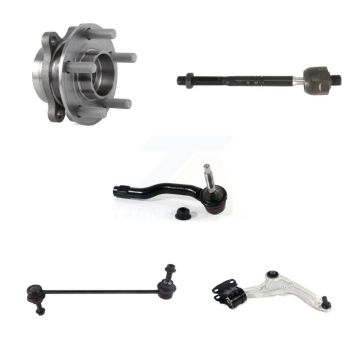 Front Right Bearing Lower Control Arm Tie Rod Link Kit (5Pc) For Ford Fusion Lincoln MKZ K7T-106423