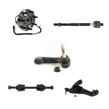 Front Right Bearing Lower Control Arm w/ Ball Joint Tie Rod Link Kit (5Pc) For Ford F-150 K7T-106438