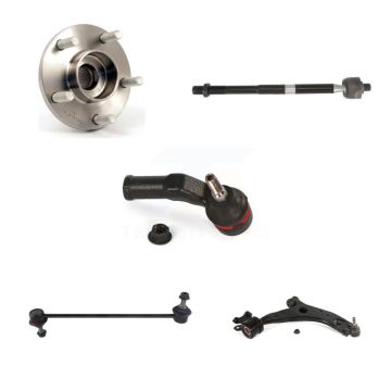 Front Right Hub Bearing Lower Control Arm Tie Rod & Link Kit (5Pc) For Volvo S40 V50 C70 K7T-106443