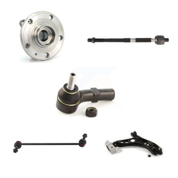 Front Right Hub Bearing Lower Arm Tie Rod Link Kit (5Pc) For Volkswagen Tiguan CC Limited K7T-106445