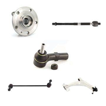 Front Right Hub Bearing Lower Control Arm Tie Rod Link Kit (5Pc) For Volkswagen CC Tiguan K7T-106446