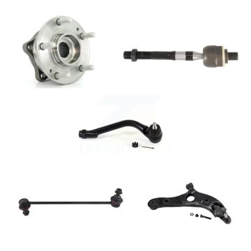Front Right Bearing Lower Control Arm Tie Rod & Link Kit (5Pc) For Hyundai Santa Fe Sport K7T-106449