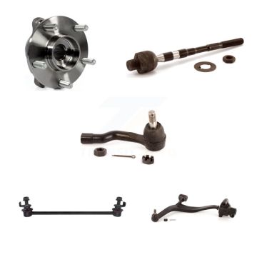 Front Right Hub Bearing Lower Control Arm Tie Rod & Link Kit (5Pc) For INFINITI FX35 FX45 K7T-106451