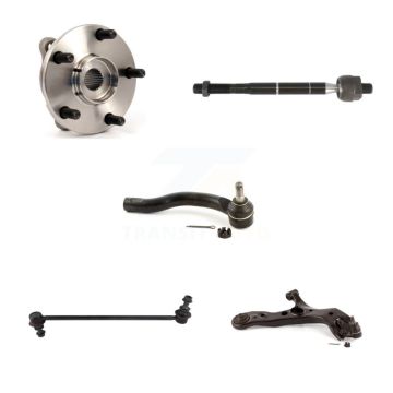Front Right Bearing Lower Control Arm Ball Joint Tie Rod & Link Kit (5Pc) For Toyota RAV4 K7T-106456