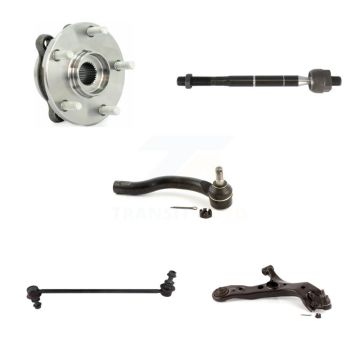 Front Right Bearing Lower Control Arm Ball Joint Tie Rod & Link Kit (5Pc) For Toyota RAV4 K7T-106457