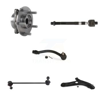 Front Right Bearing Lower Control Arm Tie Rod Link Kit (5Pc) For Hyundai Elantra GT Base K7T-106465