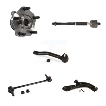 Front Right Bearing Lower Control Arm Tie Rod Link Kit (5Pc) For Nissan Sentra NV200 City K7T-106470
