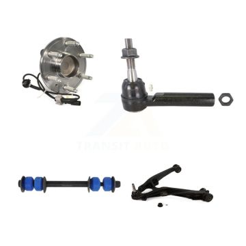 Front Right Hub Bearing Lower Control Arm Outer Tie Rod Link Kit For GMC Sierra 1500 RWD K7T-106471