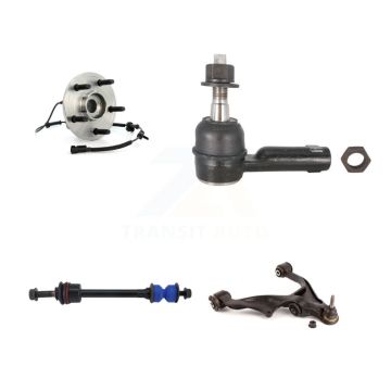 Front Right Bearing Lower Control Arm with BJ Outer Tie Rod & Link Kit For Dodge Ram 1500 K7T-106475