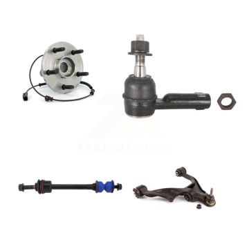 Front Right Hub Bearing Lower Control Arm Outer Tie Rod & Link Kit For Ram 1500 Dodge 4WD K7T-106476
