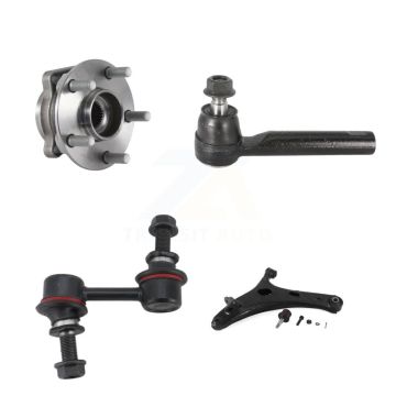 Front Right Bearing Lower Control Arm with BJ Outer Tie Rod Link Kit For Subaru Forester K7T-106477