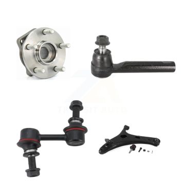 Front Right Bearing Lower Control Arm with BJ Outer Tie Rod Link Kit For Subaru Forester K7T-106478