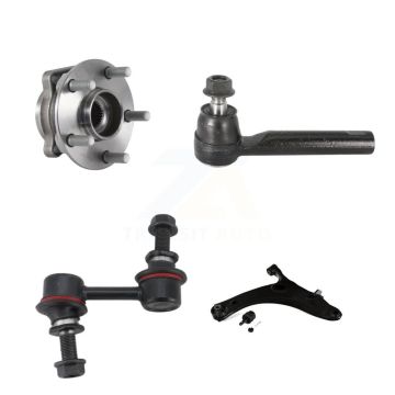 Front Right Hub Bearing Lower Control Arm Outer Tie Rod Link Kit For Subaru XV Crosstrek K7T-106479