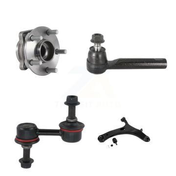 Front Right Bearing Lower Control Arm with BJ Outer Tie Rod & Link Kit For Subaru Impreza K7T-106481