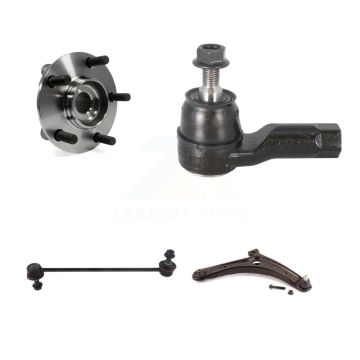 Front Right Hub Bearing Lower Control Arm Outer Tie Rod & Link Kit For Mitsubishi Lancer K7T-106500