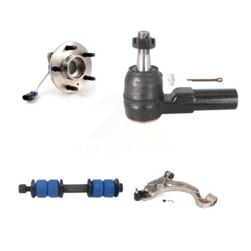 Front Right Bearing Lower Arm Outer Tie Rod & Link Kit For Buick LeSabre Cadillac DeVille K7T-106513