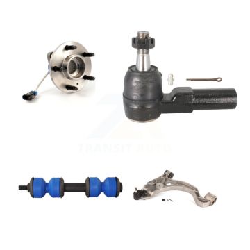 Front Right Bearing Lower Arm Outer Tie Rod & Link Kit For Buick LeSabre Cadillac DeVille K7T-106514