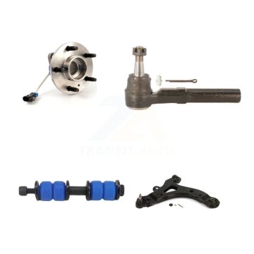 Front Right Bearing Lower Control Arm Outer Tie Rod Link Kit For Buick Rendezvous Pontiac K7T-106515