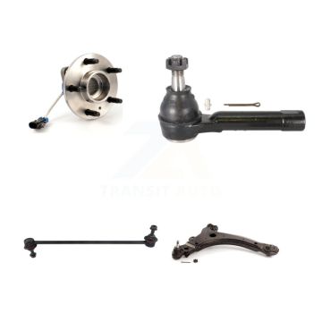 Front Right Bearing Lower Control Arm with BJ Outer Tie Rod Link Kit For Pontiac Montana K7T-106523