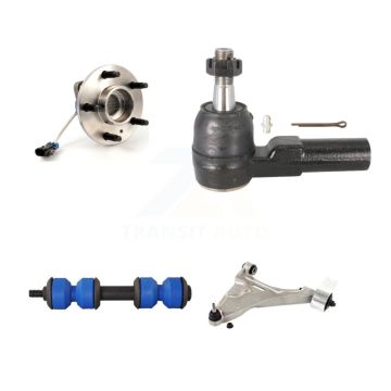 Front Right Bearing Lower Control Arm Outer Tie Rod Link Kit For 2006-2011 Buick Lucerne K7T-106526