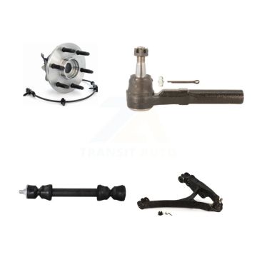 Front Right Bearing Lower Control Arm Outer Tie Rod Link Kit For Chevrolet Silverado 1500 K7T-106529