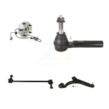 Front Right Hub Bearing Lower Arm Outer Tie Rod Link Kit For 2004-2006 Chrysler Pacifica K7T-106542