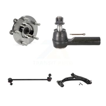 Front Right Hub Bearing Lower Control Arm Outer Tie Rod Link Kit For 2013-2016 Mazda CX-5 K7T-106543