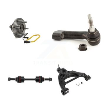 Front Right Bearing Lower Control Arm w/ Ball Joint Outer Tie Rod Link Kit For Ford F-150 K7T-106580