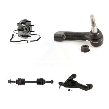 Front Right Bearing Lower Control Arm w/ Ball Joint Outer Tie Rod Link Kit For Ford F-150 K7T-106590