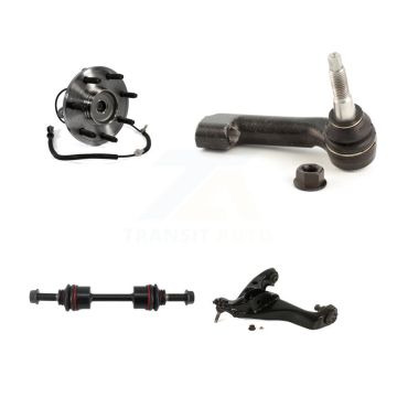 Front Right Bearing Lower Control Arm w/ Ball Joint Outer Tie Rod Link Kit For Ford F-150 K7T-106594