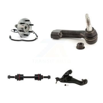 Front Right Bearing Lower Control Arm w/ Ball Joint Outer Tie Rod Link Kit For Ford F-150 K7T-106595