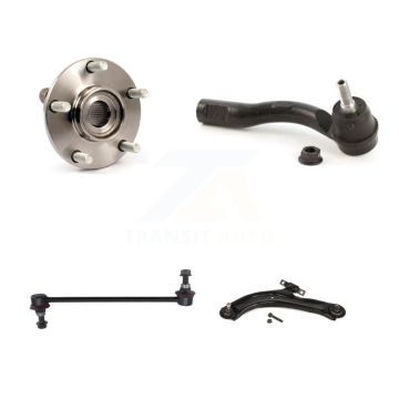 Front Right Bearing Lower Control Arm Outer Tie Rod Link Kit For 07-12 Nissan Sentra 2.5L K7T-106623