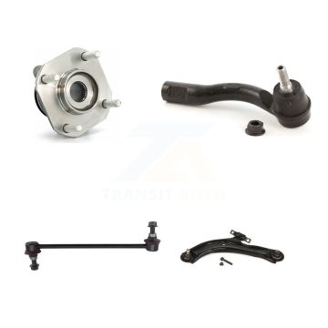 Front Right Bearing Lower Control Arm Outer Tie Rod Link Kit For 07-12 Nissan Sentra 2.0L K7T-106624