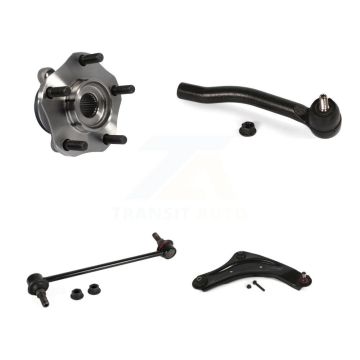 Front Right Bearing Lower Control Arm Outer Tie Rod & Link Kit For 2013-2017 Nissan LEAF K7T-106638