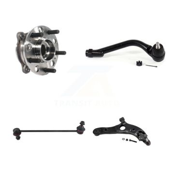 Front Right Hub Bearing Lower Arm Outer Tie Rod & Link Kit For Hyundai Santa Fe Sport XL K7T-106643