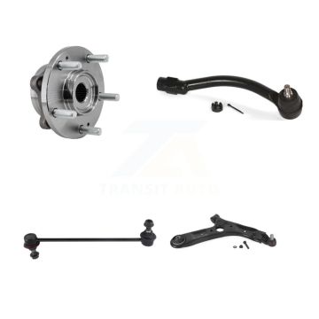 Front Right Hub Bearing Lower Control Arm Outer Tie Rod & Link Kit For 2017-2019 Kia Soul K7T-106644