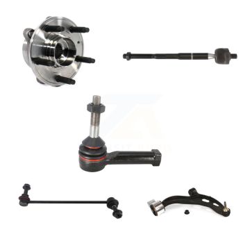Front Right Bearing Lower Control Arm Tie Rod & Link Kit (5Pc) For 13-15 Ford Taurus SHO K7T-106645