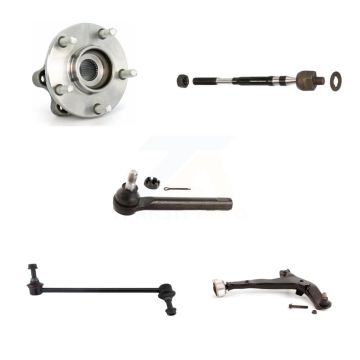 Front Right Bearing Lower Control Arm Tie Rod Link Kit (5Pc) For 2003-2004 Nissan Murano K7T-106652