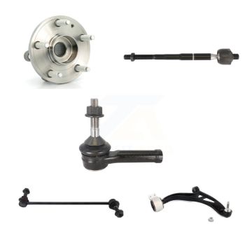 Front Right Bearing Lower Arm Tie Rod Link Kit (5Pc) For Ford Explorer Police Interceptor K7T-106657