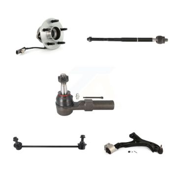 Front Right Bearing Lower Control Arm w/ Ball Joint Tie Rod Link Kit (5Pc) For Saturn Vue K7T-106661