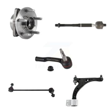 Front Right Bearing Lower Arm Tie Rod & Link Kit (5Pc) For 2016-2019 Chevrolet Cruze Volt K7T-106672