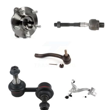 Front Right Bearing Lower Control Arm with BJ Tie Rod Link Kit (5Pc) For INFINITI G37 G35 K7T-106680