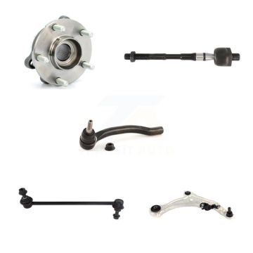 Front Right Bearing Lower Control Arm Tie Rod Link Kit (5Pc) For 2009-2014 Nissan Maxima K7T-106683
