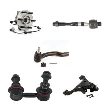 Front Right Bearing Lower Control Arm Tie Rod & Link Kit (5Pc) For Nissan Frontier Xterra K7T-106686