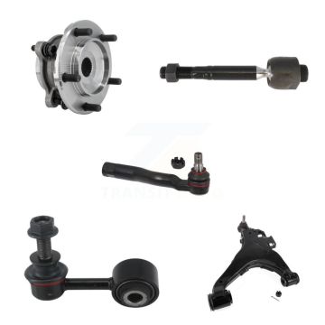 Front Right Bearing Lower Control Arm Tie Rod & Link Kit (5Pc) For Toyota Tundra Sequoia K7T-106688