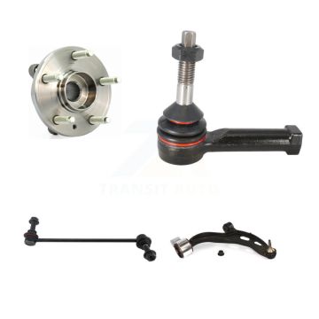 Front Right Bearing Lower Control Arm Outer Tie Rod Link Kit For Ford Flex Taurus Lincoln K7T-106690