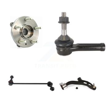 Front Right Bearing Lower Control Arm Outer Tie Rod & Link Kit For Ford Flex Lincoln MKT K7T-106694