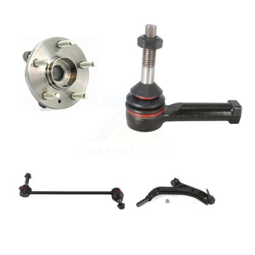 Front Right Bearing Lower Control Arm with BJ Outer Tie Rod & Link Kit For 2009 Ford Flex K7T-106695